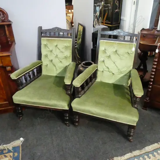 PR EDWARDIAN ARMCHAIRS 