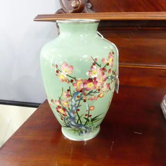 CLOISONNE VASE H.245mm