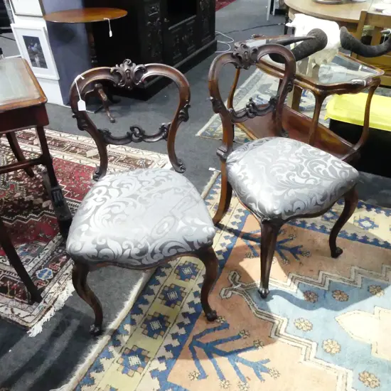 PR VICTORIAN MAHOGANY DINING CHAIRS