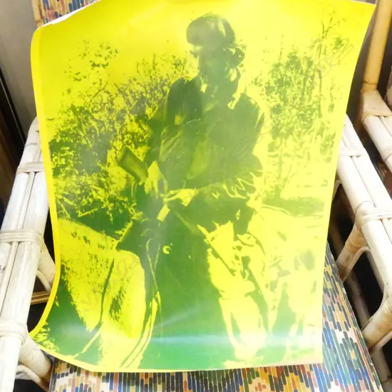 VINTAGE UNFRAMED CUBAN POSTER; 'INSTITUTO CUBANO DE AMISTAD CON LOS PUEBLOS' 600X450mm