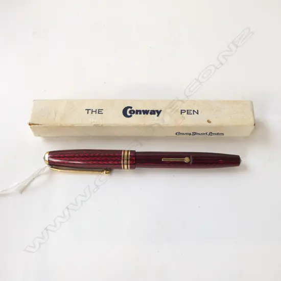 FOUNTAIN PEN w. 14CT 'ONOTO' NIB, CONWAY BOX