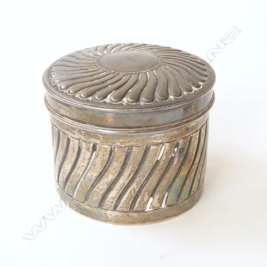 STG SILVER LIDDED CONTAINER, LONDON 1889 119gmrs