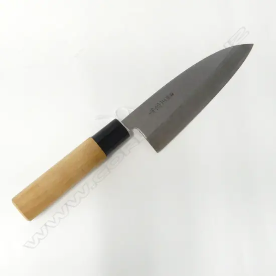 JAPANESE CHEF'S KNIFE, good condition, signed to blade, L.280mm