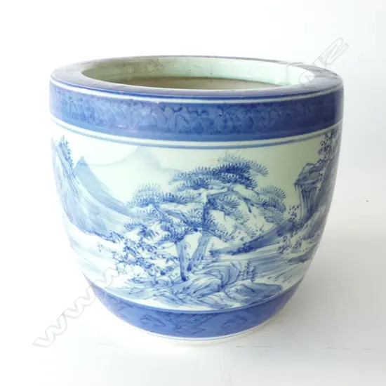 ORIENTAL B/W JARDINIERE H.240mm