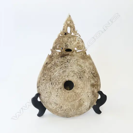 CHINESE JADE DISK H.330mm