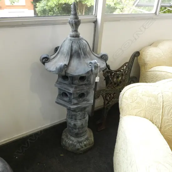 5 PART CONCRETE GARDEN PAGODA H.1180mm