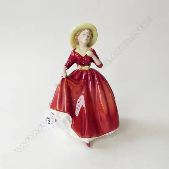 RD FIGURINE A SINGLE RED ROSE H120MM