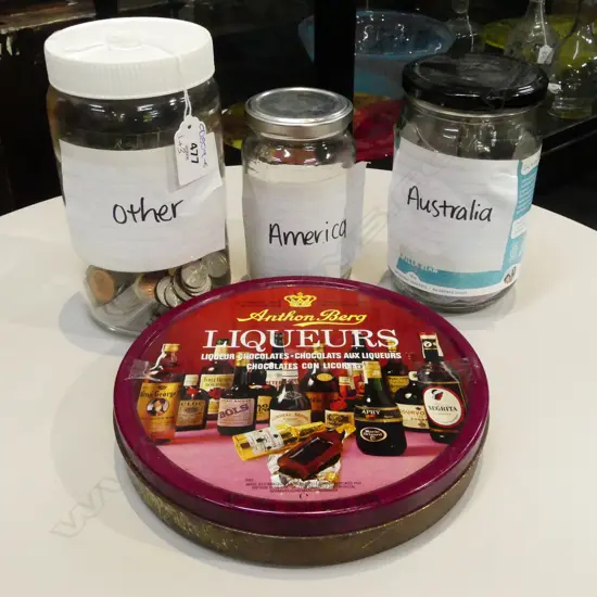 ASST. WORLD COINS; AUSTRALIA, AMERICA, N.Z., etc