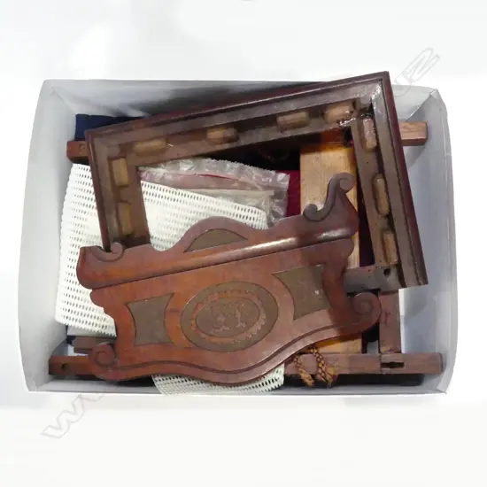 ANTIQUE DOLLS TESTER BED, ENGLAND C.1860 AF