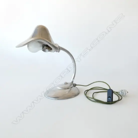 MATTHEW VON STURMER CAST ALUMINUM 'LIMPET' LAMP EX. ZEALOUS DESIGN H.380mm WORKING