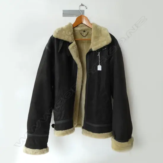 MENS SHEARLING SHEEPSKIN JACKET SIZE XL