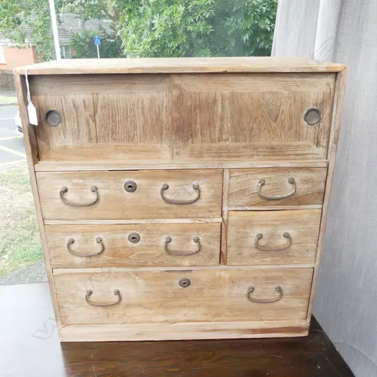 Small 5 drawer japanese cabinet 560x280x580mm