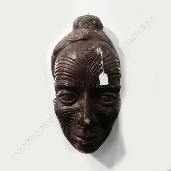 CONCRETE MAORI FACE H.480mm