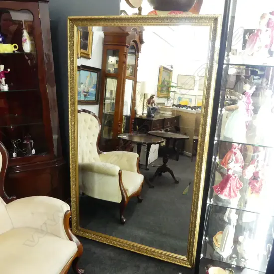 LARGE GILT BEVEL EDGE MIRROR 1010x1660mm