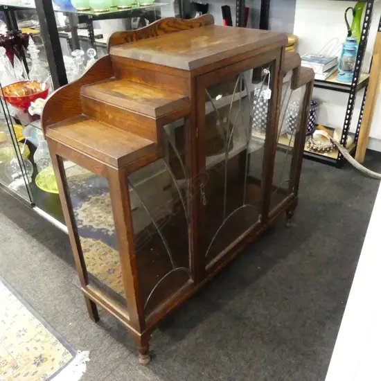 DECO STYLE CHINA CABINET 1060x340x1050mm (no shelves)**