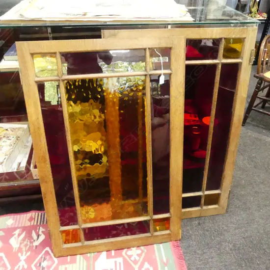 PR COLOURED GLASS WINDOWS 975x630mm