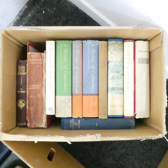 ASST. BOOKS; HISTORY OF CANTERBURY, 1ST ED. KERI HULME BONE PEOPLE ETC