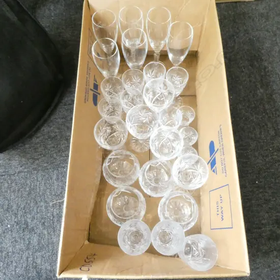 ASST. CRYSTAL & GLASSWARE