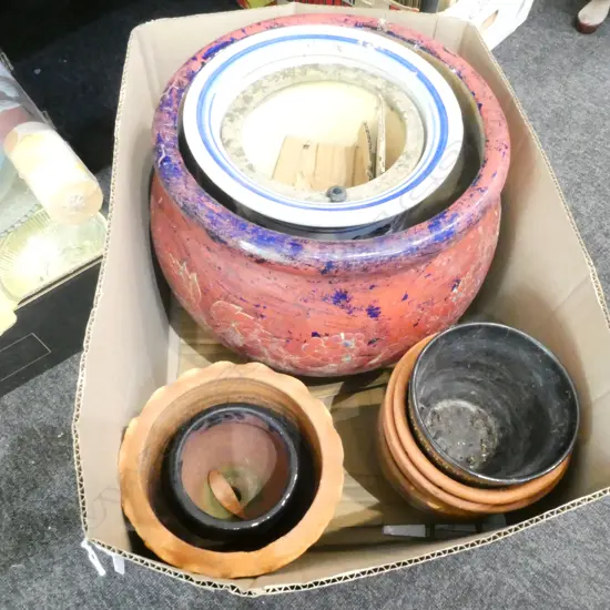 ASST. CERAMIC GARDEN POTS