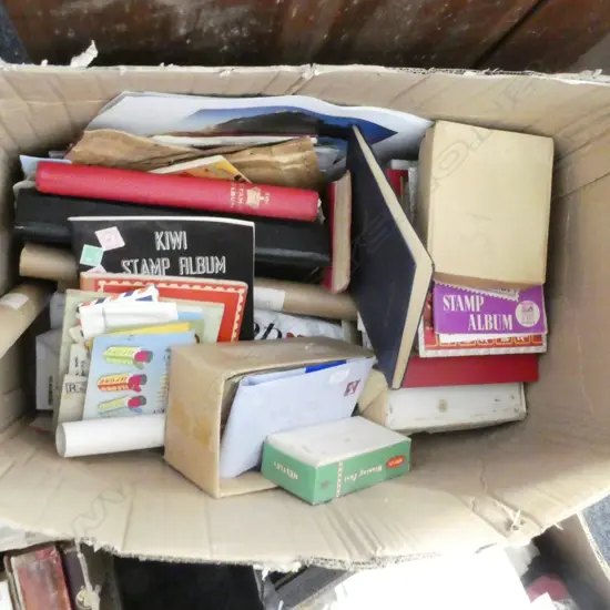 ASST. STAMPS; LOOSE, ALBUMS ETC