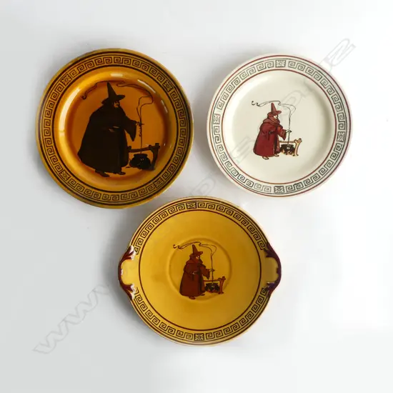 THREE DOULTON WITCHES PLATES