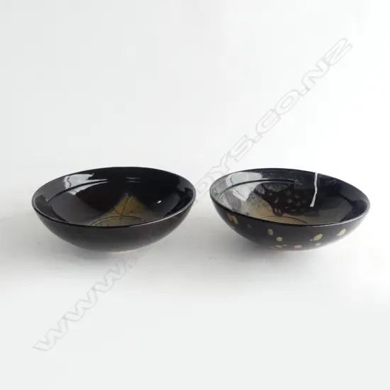 TWO CHINESE JIZHOA WARE BOWLS