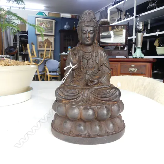 CAST IRON LADY BUDDHA TARA H.285mm