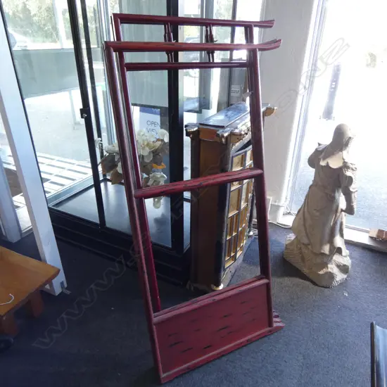 Japanese Iko room corner clothing rack, needs small repair H.1550mm