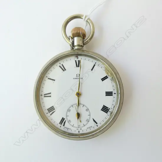 EP OMEGA POCKET WATCH (RUNNING) dial w. minor faults