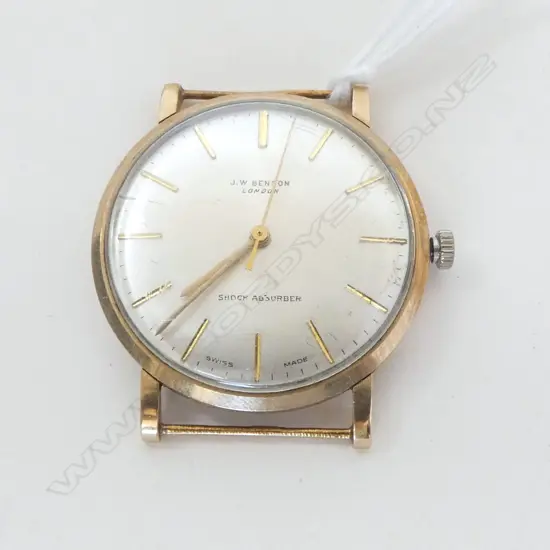 BENSON WRISTWATCH 18CT VINTAGE 21.6gms