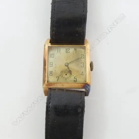 WRISTWATCH 18CT VINTAGE ART DECO 27.6gms total