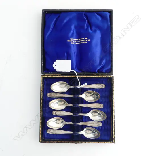SET 6 SILVER TEASPOONS, BIRMINGHAM 1927, 69gm