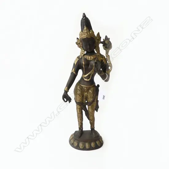 INDONESIAN BRONZE FIGURE H.410mm