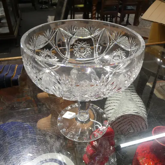 CRYSTAL TAZZA H.240mm