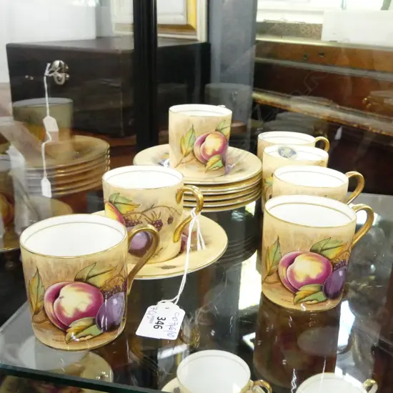 7 ORCHARD GOLD DEMITASSE C/S