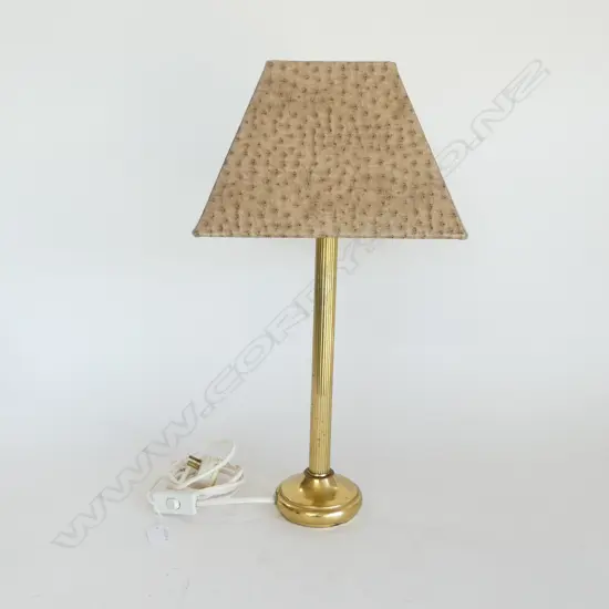 BRASS LAMP TABLE WORKING, 460MM