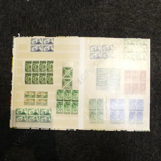 NZ HEALTH STAMPS BLOCK ABLUM