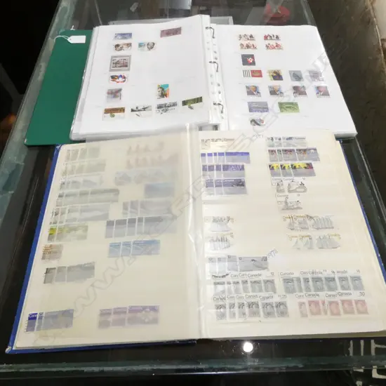 2 CANADIAN STAMP ALBUMS. 1870-2014