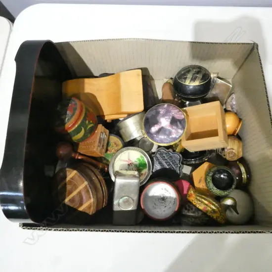 ASST. TRINKET BOXES, LACQUER TRAY, etc