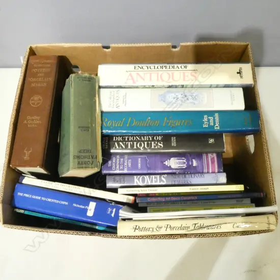 ASST. ANTIQUE/COLLECTOR REFERENCE BOOKS 