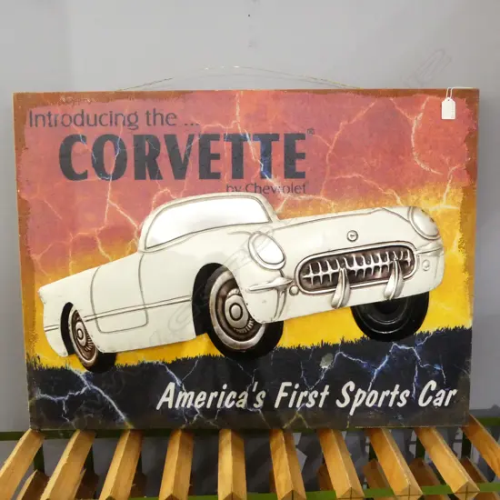 'CORVETTE' WALL ART 600X800mm