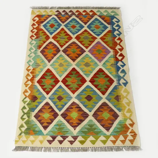 HAND WOVEN KILIM RUG, 1500 x 1000mm