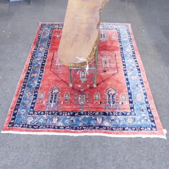 HAND KNOTTED PERSIAN RUG GEOMETRIC FLORAL DESIGNS 2000 X 1500mm