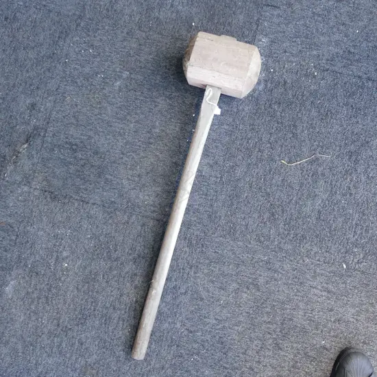 Keyaki wood stake mallet L.850mm