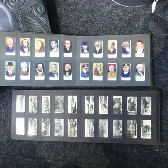 2 CIGARETTE CARD ALBUMS