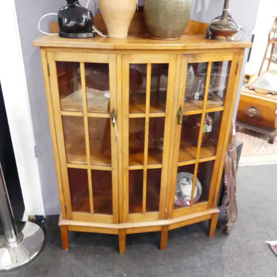 WOODEN CHINA CABINET 940x350x1310mm