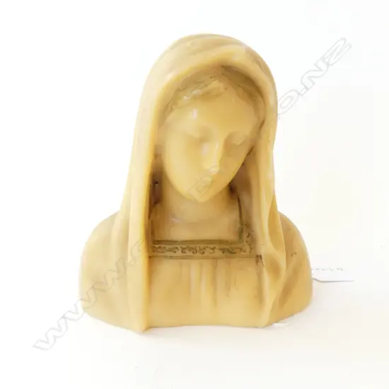 FRENCH MADONNA WAX BUST H180mm