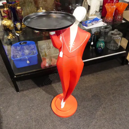 RED WAITER STAND H.1010mm
