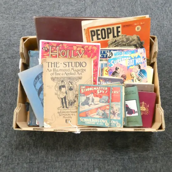 ASSTD. OLD ART BOOKS, MAGAZINES, SCHOOL BOYS OWN, BOOKS ETC 