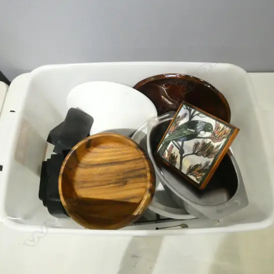 ASST. ITEMS, WHITE TAGINE ETC